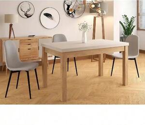 Masa extensibila PRESTO, casmir/stejar, PAL laminat, 140/218x80x78 cm