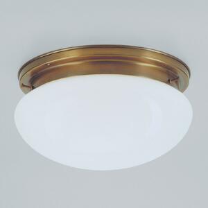 Berliner Messinglampen Harry plafonieră clasică, Ø 30 cm, reglabil, Auriu / Alamă, Camera de zi / sufragerie, Metal, Antichitate