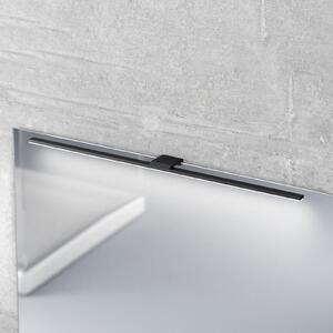 LED oglindă cu lumină Triga IP44 negru 80cm, 4.000K