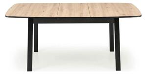 Masa extensibila BARRIL, stejar artisan/negru, 130/170x80x72 cm