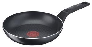 Tigaie Tefal B5670453, 24 cm, Thermo-Signal, Thermo-Spot, Strat titan, Negru