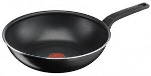 Tigaie wok Tefal B5671953, 28 cm, Thermo-Signal, Thermo-Spot, Strat de titan, Fara PFOA, Negru