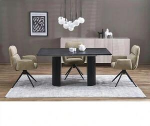 Masa extensibila BOLERO, negru, 160/250x90x78 cm
