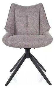 Scaun CODA, gri - Brego 07, stofa clasica/metal, 56x64x91 cm