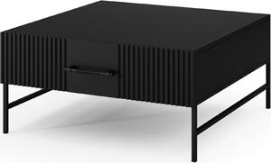 Masuta de cafea cu sertar RAFTT 82x40 cm, negru