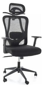 Scaun de birou Q-080, negru, 67x50x115/125 cm