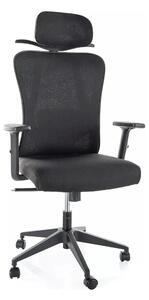 Scaun de birou Q-080 M, negru, 67x50x115/125 cm