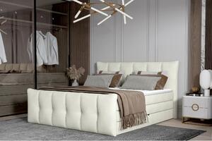 Pat boxspring SOFIA 140x200, personalizabil materiale Gama Premium, cu