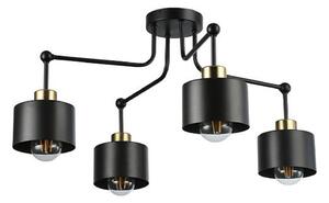 Lustra aplica Elza, 4xE27 35W/220V, negru/cupru