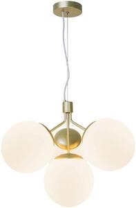 Nordlux Ivona lampă suspendată 4x28 W alb-alamă 2112153035