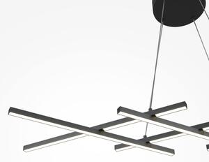 Maytoni MOD244PL-L50BK - Lustră LED suspendată pe cablu HALO LED/40W/230V, neagră