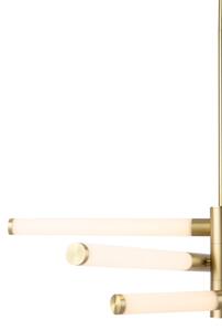 Maytoni MOD106PL-L28G3K - Lustră LED pe tijă AXIS LED/28W/230V, auriu