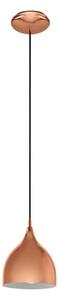 Eglo 55284 - Pendul pe cablu CORETTO 1xE27/60W/230V, cupru