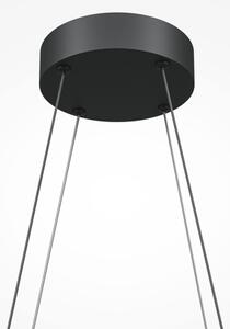 Maytoni MOD244PL-L50BK - Lustră LED suspendată pe cablu HALO LED/40W/230V, neagră