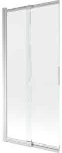 Mexen Fox paravan de cadă cu 2 panouri culisante 85 x 150 cm, transparent, crom - 891-085-002-01-00