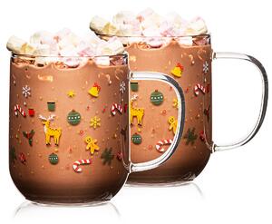 Pahare sticlă 4Home Hot&Cool Christmas 350 ml,2 buc