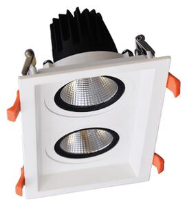 Spot incastrat LED 2X15W 4000K 92DL81F3040/WH ELMARK