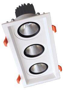 Spot incastrat LED 3X15W 4000K 92DL81F4540/WH ELMARK
