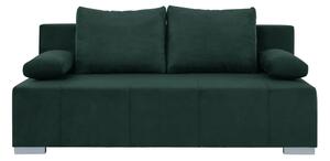 Canapea extensibila STREET IV, stofa catifelata verde - Trinity 28, 19