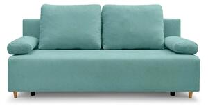 Canapea extensibila SUN, stofa catifelata verde menta - Enjoy new 18