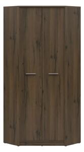 Dulap NEPO PLUS, stejar nobil, PAL laminat, cu 2 usi, 80x80x197 cm