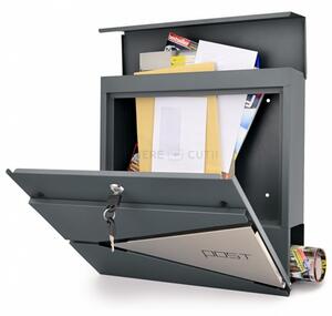 D3693 cutie poștală inox / antracit