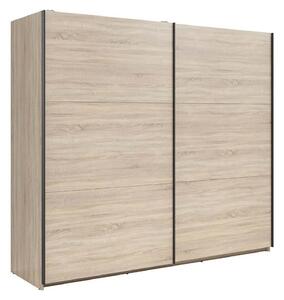 Dressing TETRIX, stejar sonoma, PAL, cu 2 usi, 220x60x196 cm