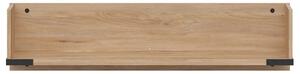 Polita LARA, stejar, PAL laminat, 117x24x28 cm
