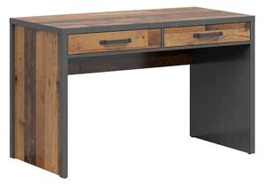 Birou WESTON, maro/gri grafit, PAL laminat, 120x60x76 cm