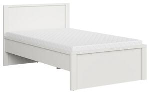 Cadru pat Kaspian 120X200, alb mat, PAL