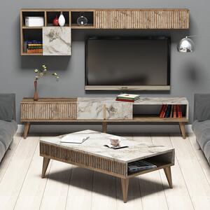 Set mobilier living Millano 1 (nuc + alb). 1072222