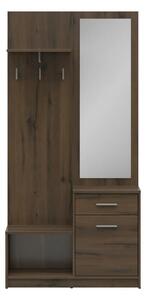Mobilier hol NEPO PLUS, stejar nobil, PAL laminat, 90x31x186 cm