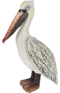 Decorațiune de grădină Pelican, 20,5 x 29 x 10,5cm, poliresin