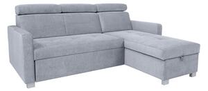 Coltar extensibil BRICO, universal, stofa catifelata gri - Element 23