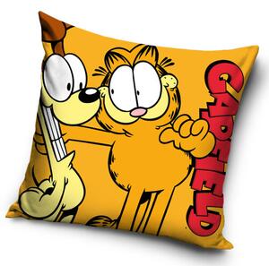 Față de pernă Garfield și prietenul Odie , 40 x 40cm