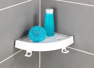 Raft pentru baie alb de colț autoadeziv din plastic Quick-Fit – Allstar