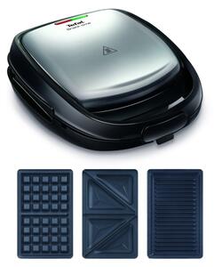 Sandwich maker negru-argintiu Snack Time - Tefal