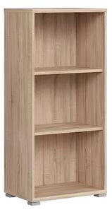 Biblioteca OFFICE, stejar sonoma, PAL, 53x35x114 cm