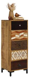 Comoda ALOKA, stejar, lemn, 40x46x120 cm