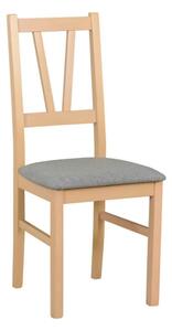 Scaun FILO, stejar sonoma/gri, stofa clasica/lemn, 43x50x94 cm