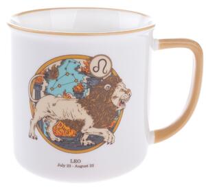 Cană de porțelan Zodiac - Leu, 460 ml