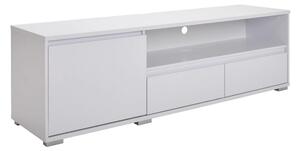 Comoda TV LINE, alb, PAL, 180x48x55 cm