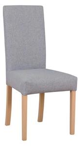 Scaun CAMPEL, gri deschis/stejar sonoma, stofa clasica/lemn, 46x55x96