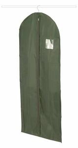Husă lungă pentru rochii și costume GreenTex,Compactor 58 x 137 cm, verde