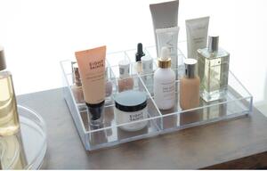 Organizator de baie pentru cosmetice din plastic reciclat Cosmetic Station – iDesign