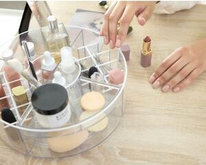 Organizator de baie pentru cosmetice din plastic reciclat Cosmetic Carousel – iDesign