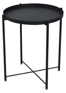 Masuta cafea TIM, negru, metal, 48x48x53 cm