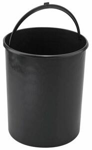 Coș de plastic cu mâner Elletipi 10 L, negru