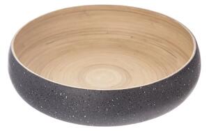 Castron de servit Orion bambus gri diametru 30 cm, 4HOME