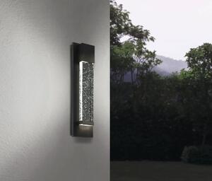 Aplică cu LED integrat Villagrazia 2x3,3W 680 lumeni, pentru exterior IP44, negru, 30cm